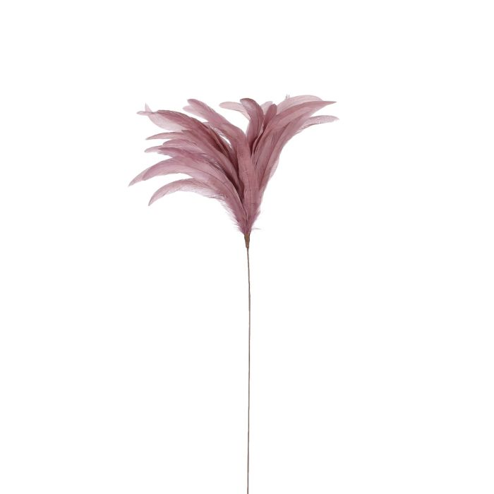 Fjer mørk lilla 80 cm lang