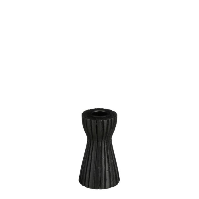 Indiana sort lysestage 10 cm høj