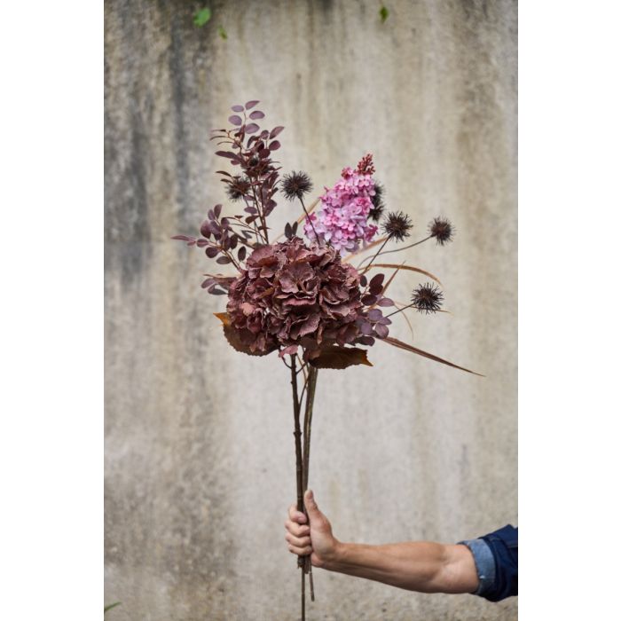 Hortensia Stilk støvet lilla