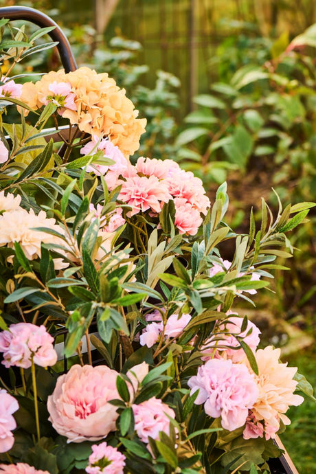 Blomstrende kunstige sommerblomster fra Ib Laursen