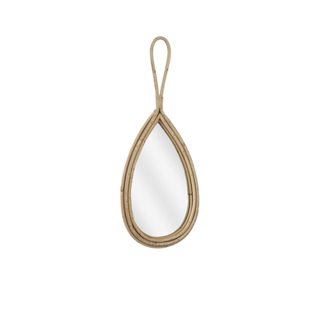 Rainier dråbeformet spejl med strop H 53 cm