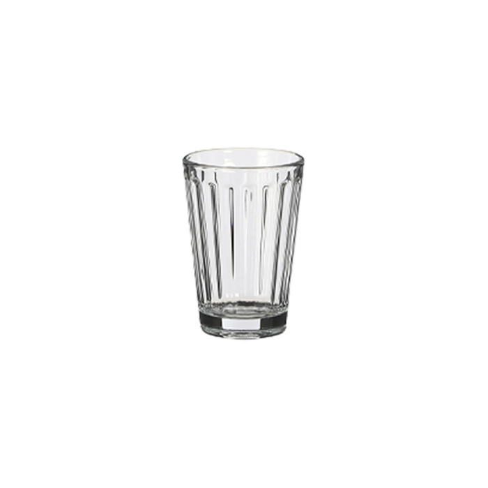 1 vandglas med riller 19 cl