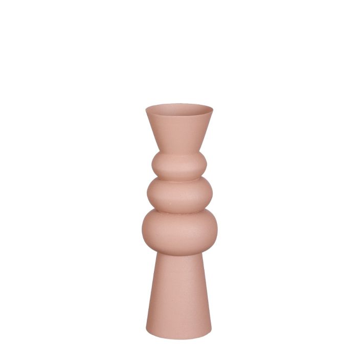 Rollo vase lyserød 29 cm i højden