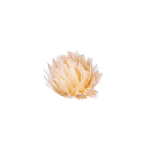 Blomsterhoved med klips off white