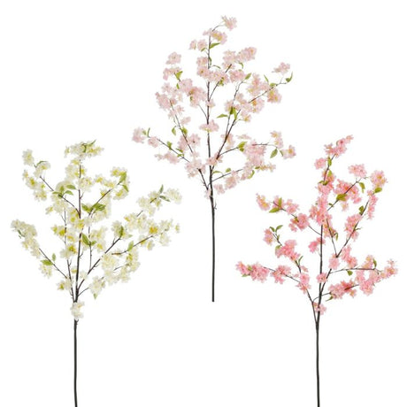 Kunstig kirsebærgren 120 cm fra Mica Decorations.