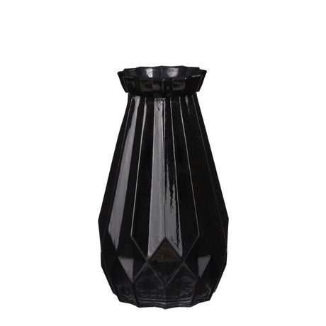 Zena glasvase 24 cm høj sort