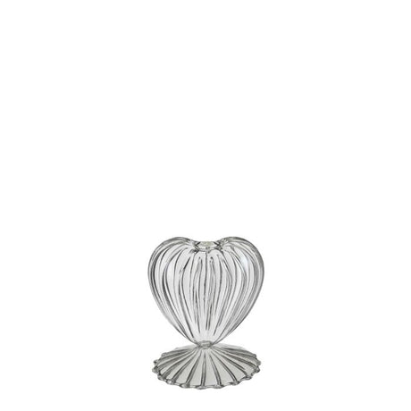 Janis single flower hjertevase 12 cm høj