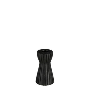 Indiana sort lysestage 10 cm høj