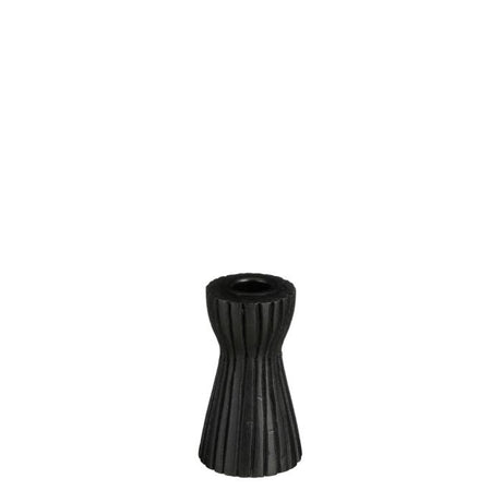 Indiana sort lysestage 10 cm høj