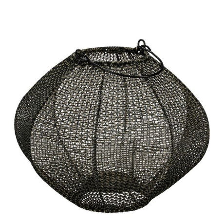Faros svart lanterne 26 cm høy fra Mica Decorations.