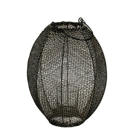 Faros svart lanterne 34 cm høy fra Mica Decorations.