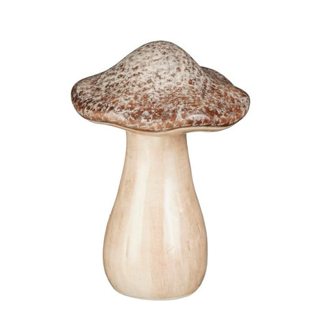 Dekorativ sopp i keramikk, 16 cm fra Mica Decorations.