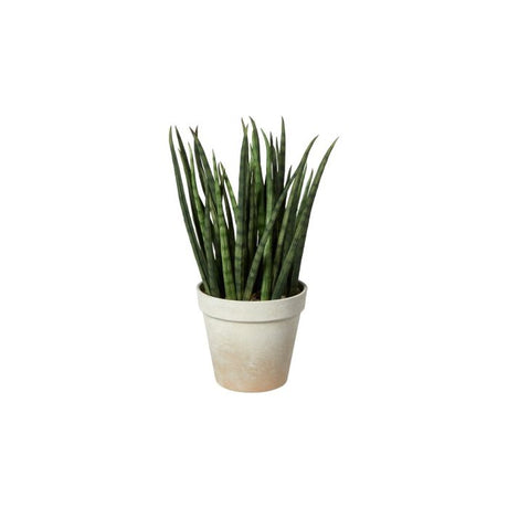 Kunstig agave i beige potte fra Speedtsberg.