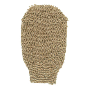 ALTUM badehanske fra Ib Laursen i naturfarget jute med grov struktur til kroppsvask og eksfoliering.