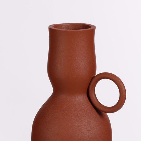 Samosa vase 24 cm høj terrakotta