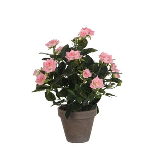Rose lyserød 33 cm høj