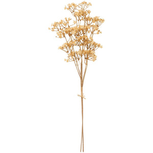 Kunstig blomsterstilk fra Ib Laursen med små kremfargede blomster i fargen butter cream på fine forgrenede stilker.