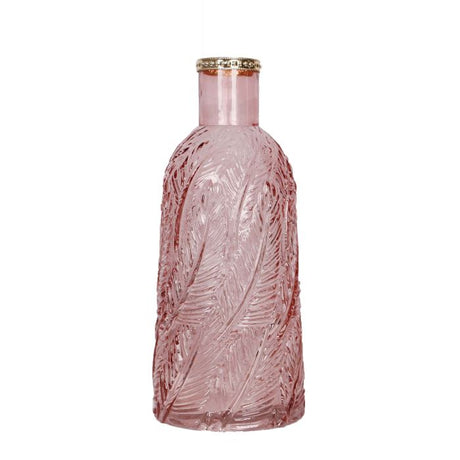 Vase med guldfarvet kant