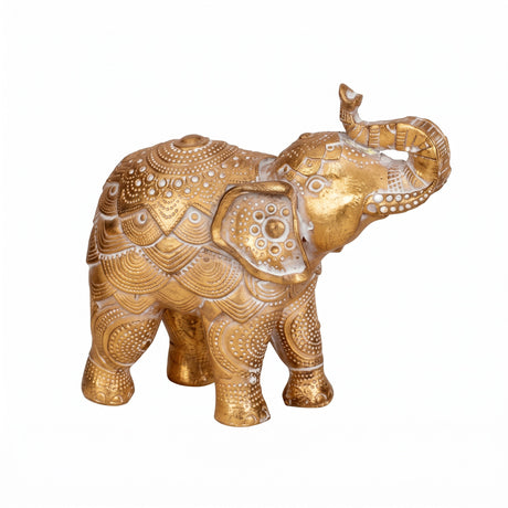 Gullfarget elefant